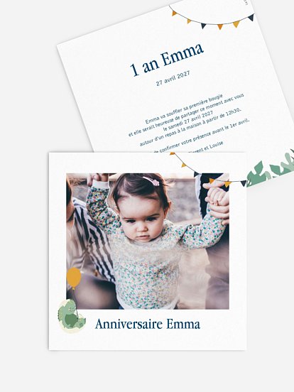 Invitation anniversaire enfant Couronne royale