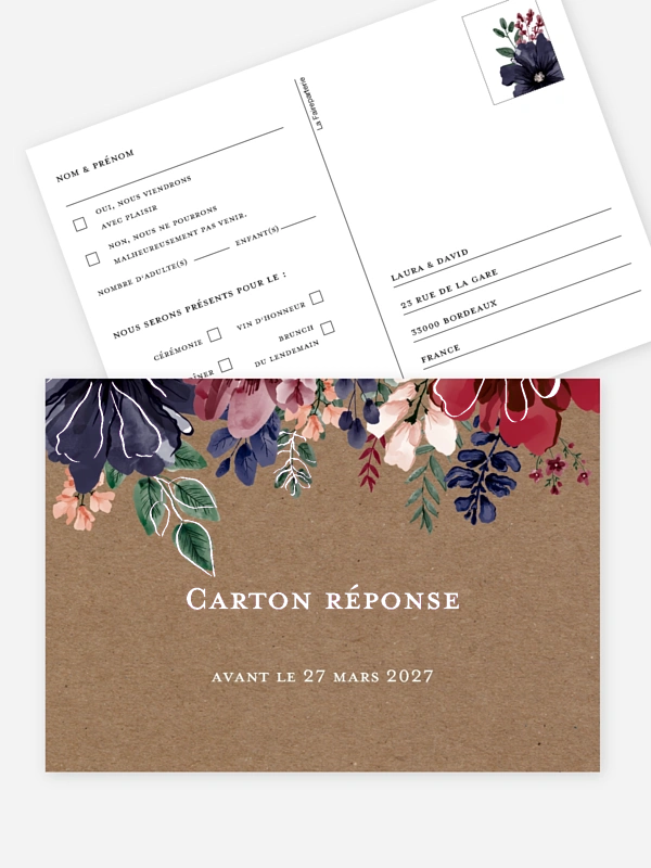 Cadre floral