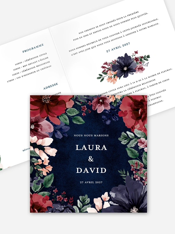 Cadre floral