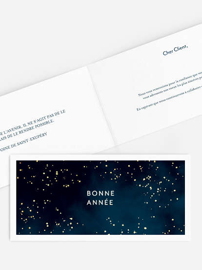 Carte de voeux entreprise Puits de lumière