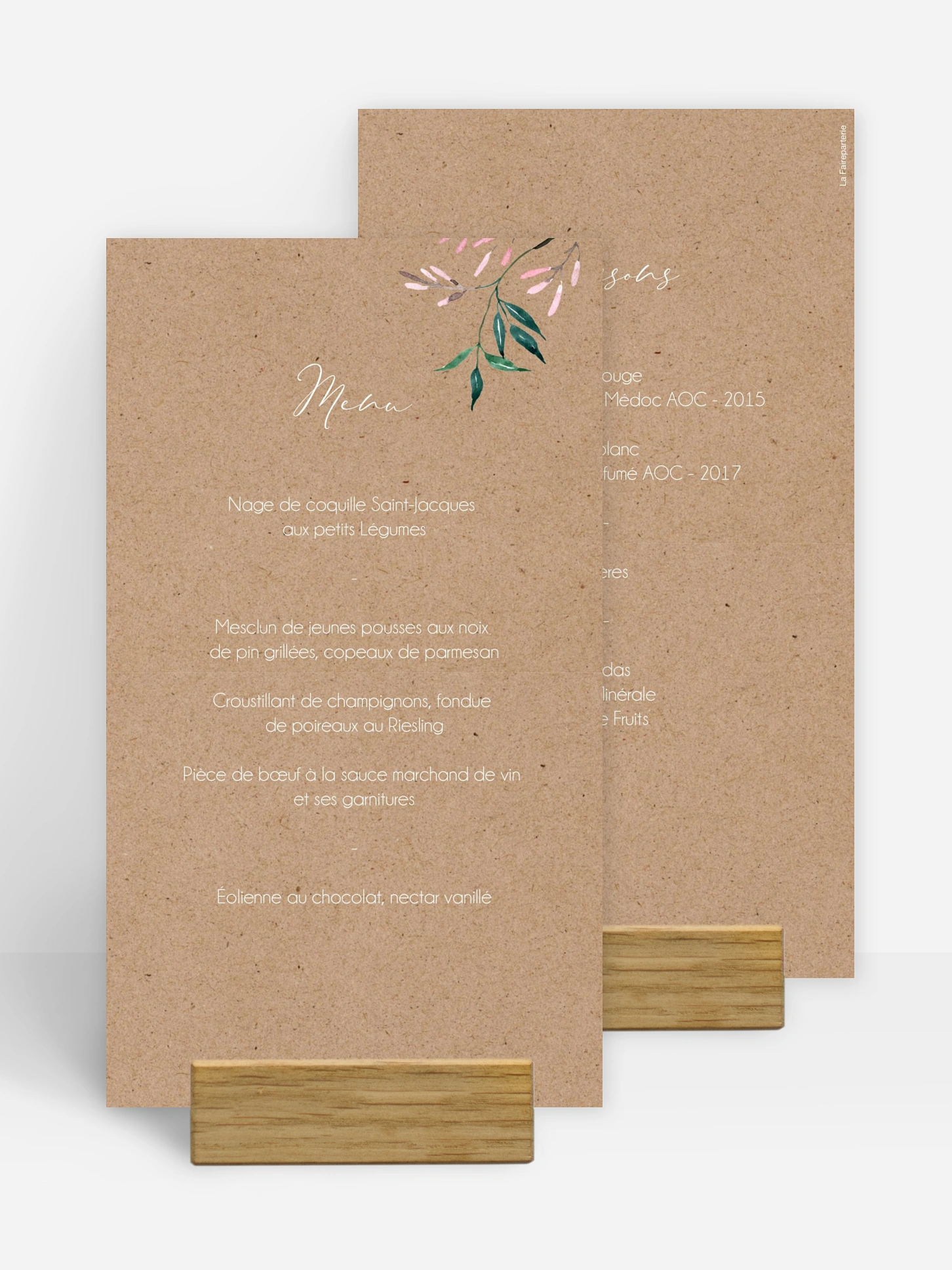 menu anniversaire Anniversaire fleuri