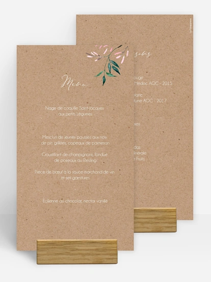 menu anniversaire Anniversaire fleuri