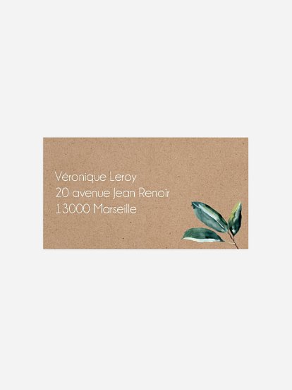 étiquette destinataire anniversaire Anniversaire fleuri