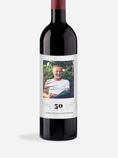 Étiquette pour bouteille Invitation Gin