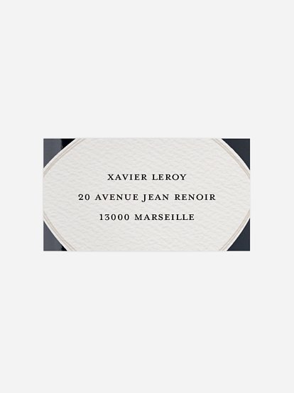 étiquette destinataire anniversaire Invitation Gin