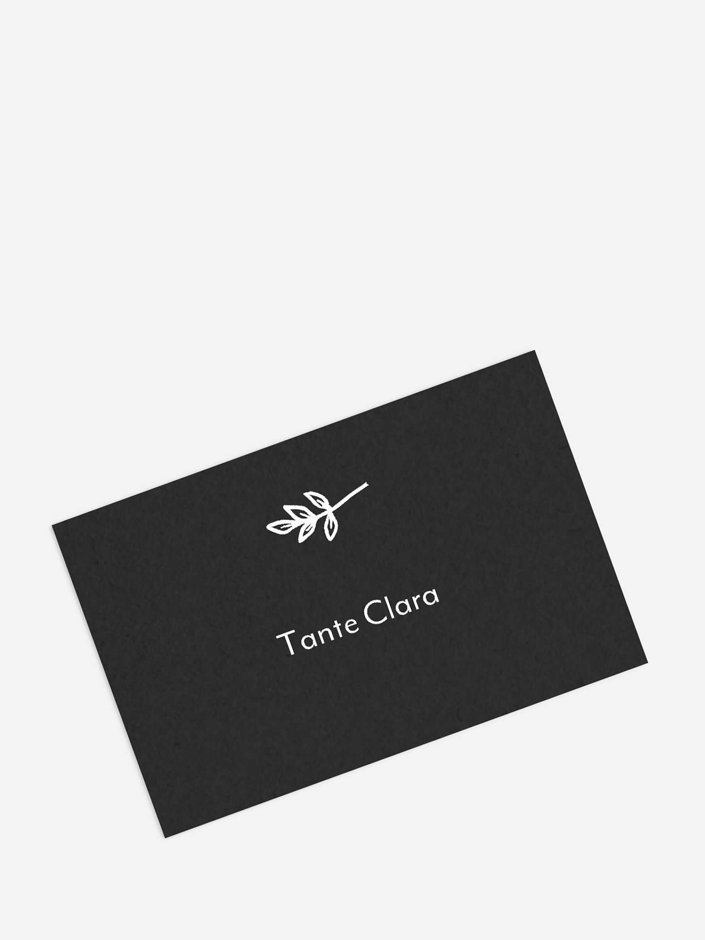Marque-place mariage Typo chic