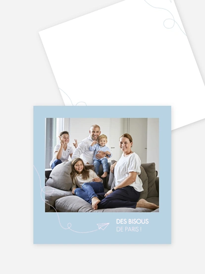 Carte de correspondance Des bisous