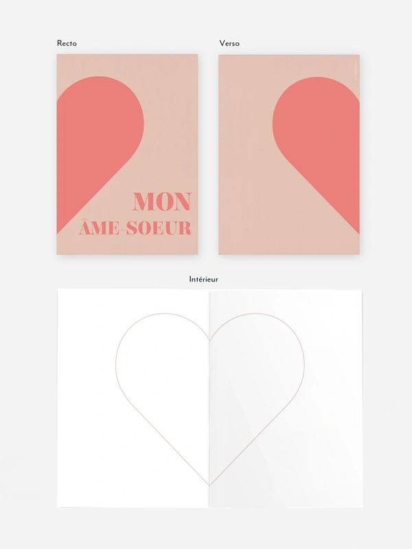 Carte Saint Valentin Message d'amour