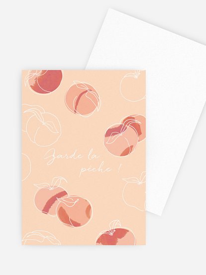 Carte de correspondance Garde la pêche