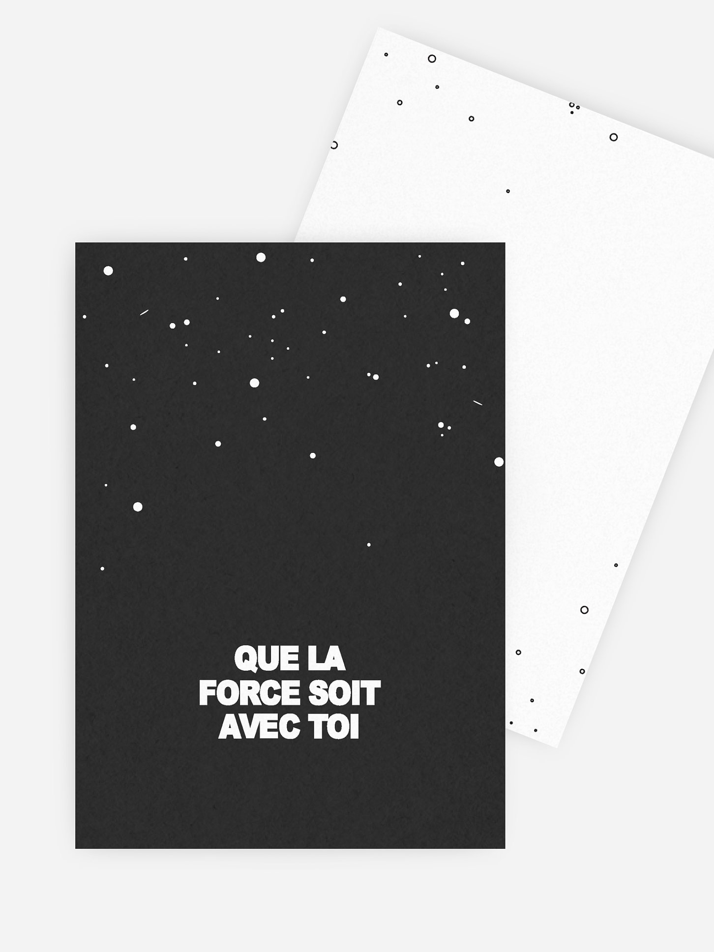 Carte de correspondance Be strong