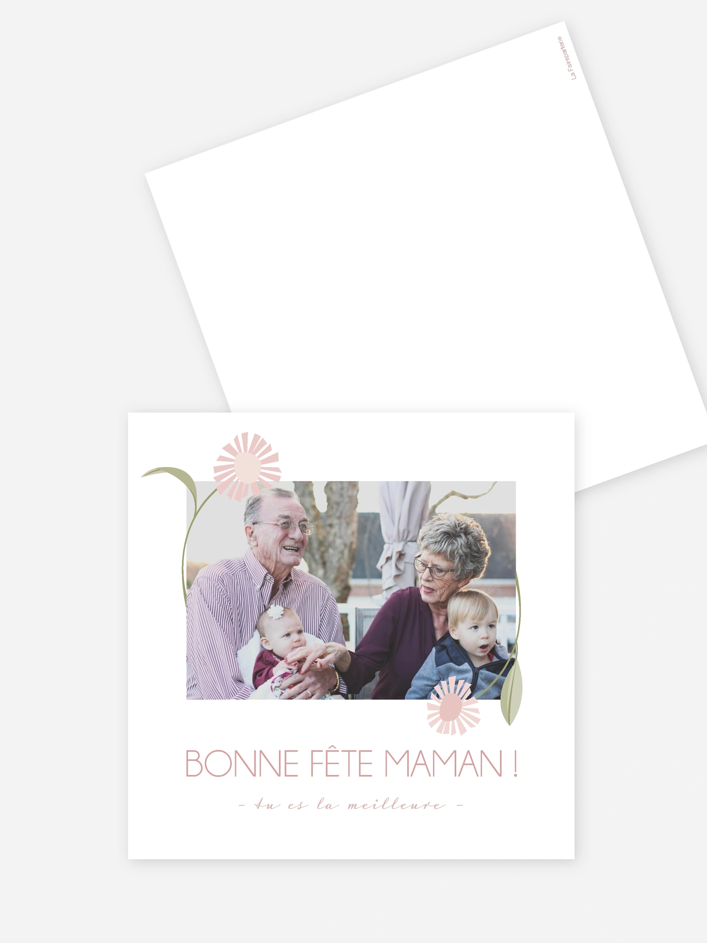 Carte de correspondance Bonne fête