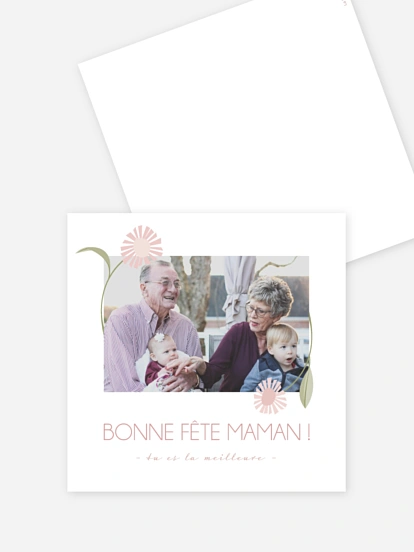 Carte de correspondance Bonne fête