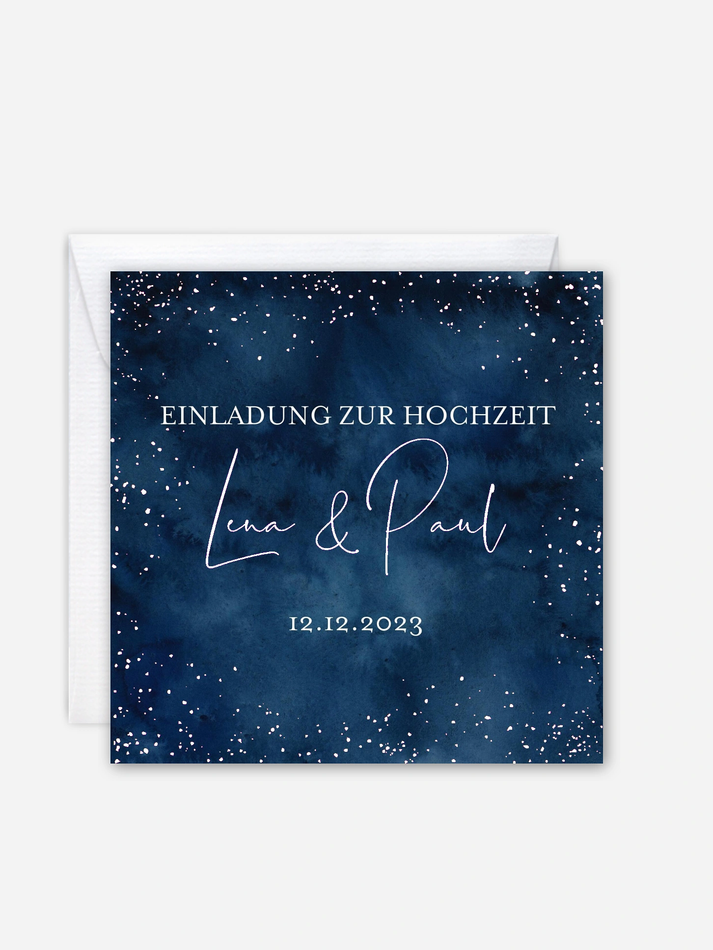 Hochzeitseinladung Night Sky