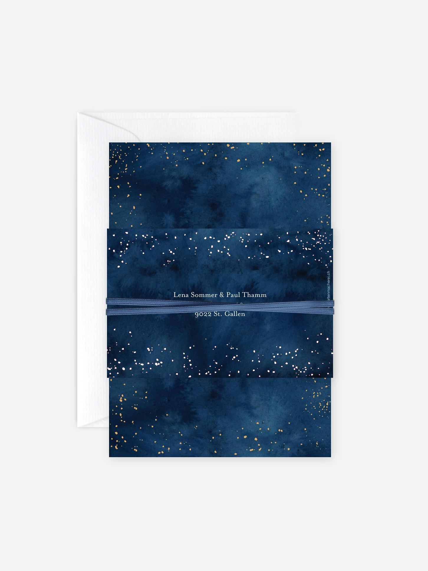 Hochzeitseinladung Night Sky