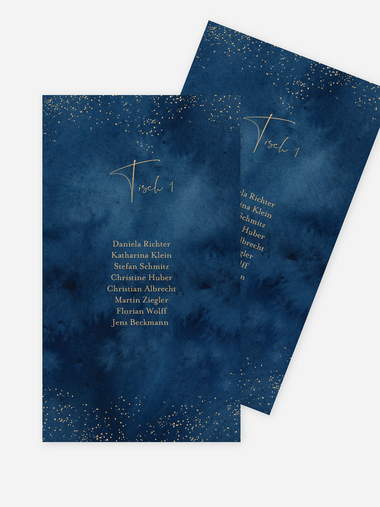 Gruppentischkarte Night Sky