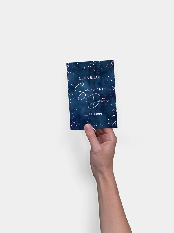 Save-the-Date Karte Night Sky