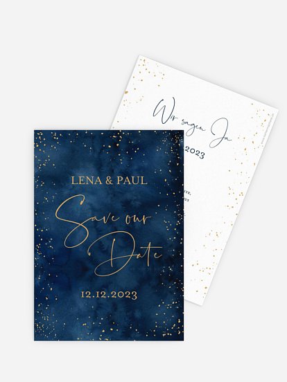 Save-the-Date Karte Night Sky