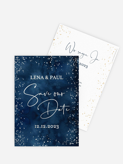 Save-the-Date Karte Night Sky