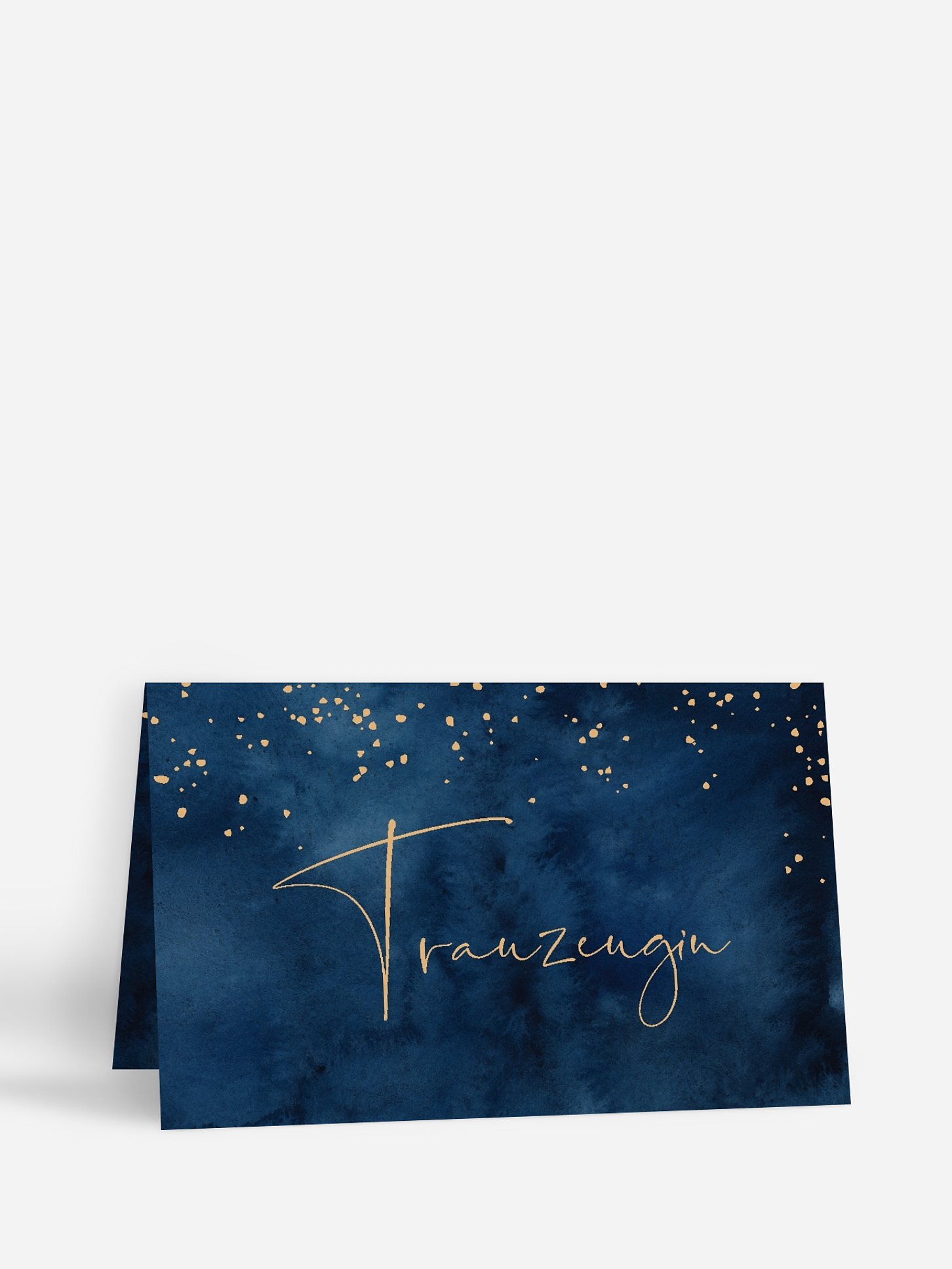 Tischkarte Hochzeit Night Sky