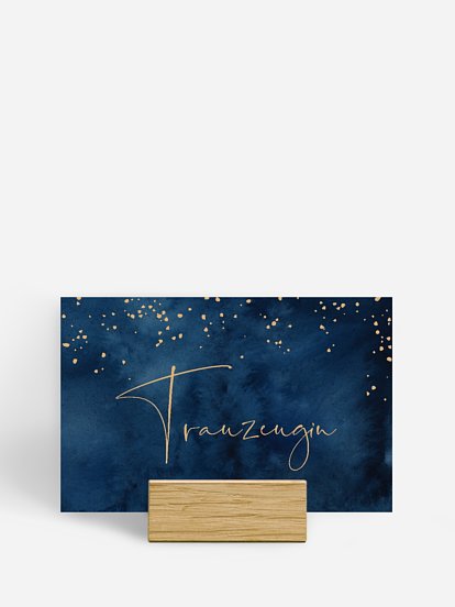 Tischkarte Hochzeit Night Sky