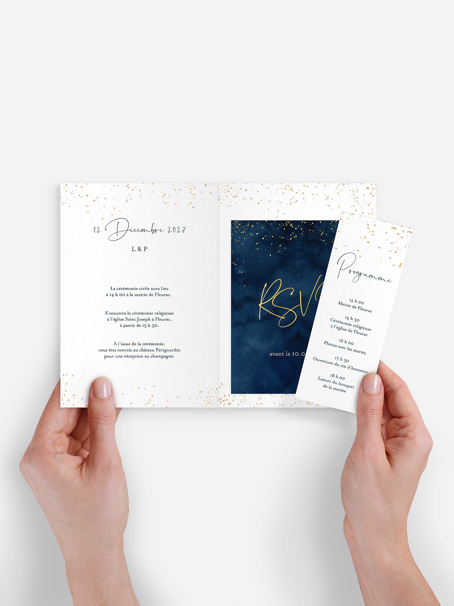 Faire-part de mariage Nuit intense