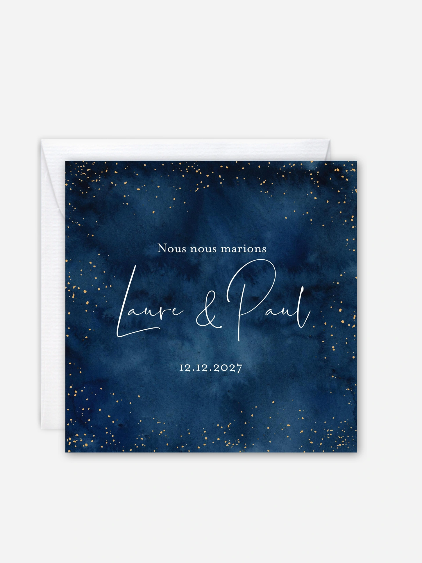 Faire-part de mariage Nuit intense