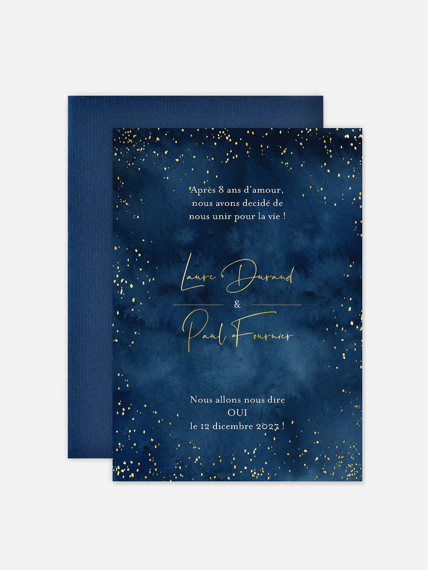 Faire-part de mariage Nuit intense