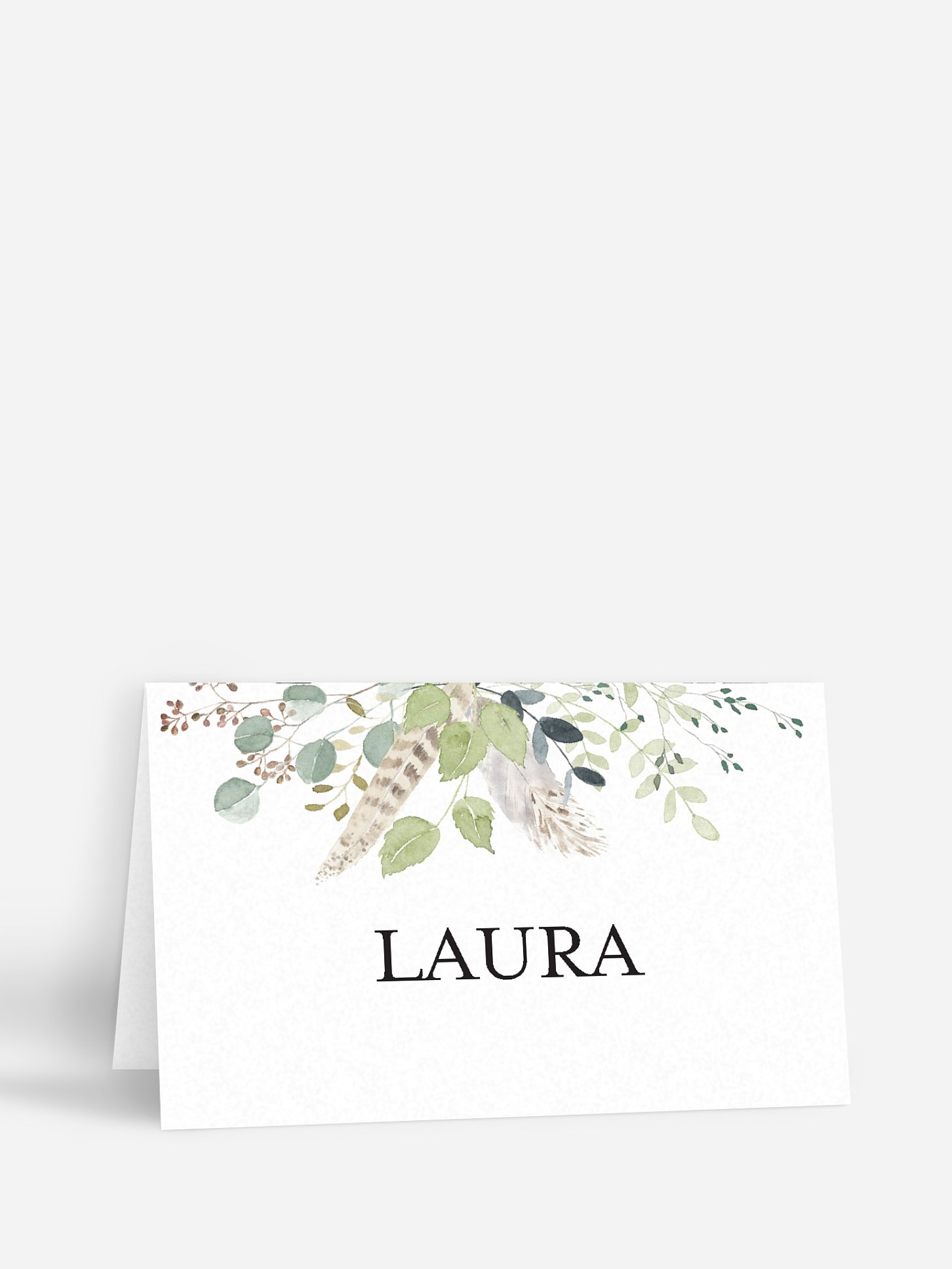 Marque-place mariage Amour des bois