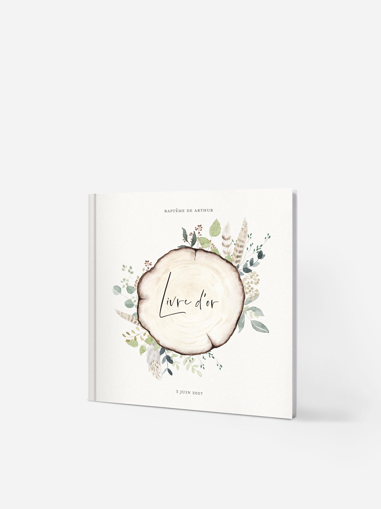 Livre d’or baptême Amour des bois