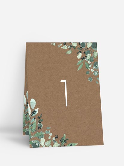 All the greenery effet kraft