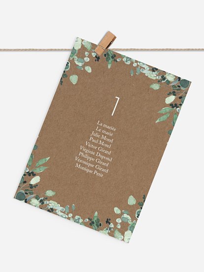 All the greenery effet kraft