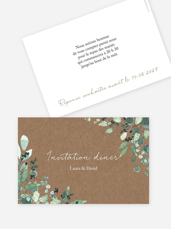 All the greenery effet kraft