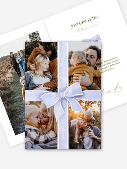 Carte de Noël Christmas Bow