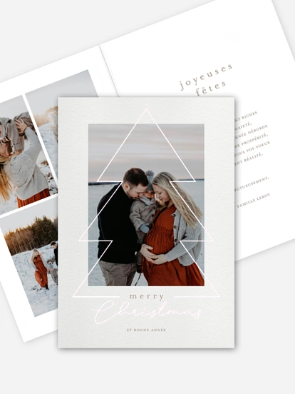 Carte de Noël Miroiter