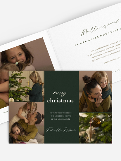 Carte de Noël Scintillement magique