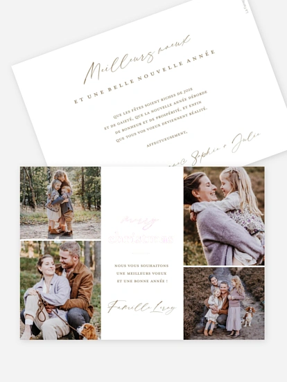 Carte de voeux Scintillement magique