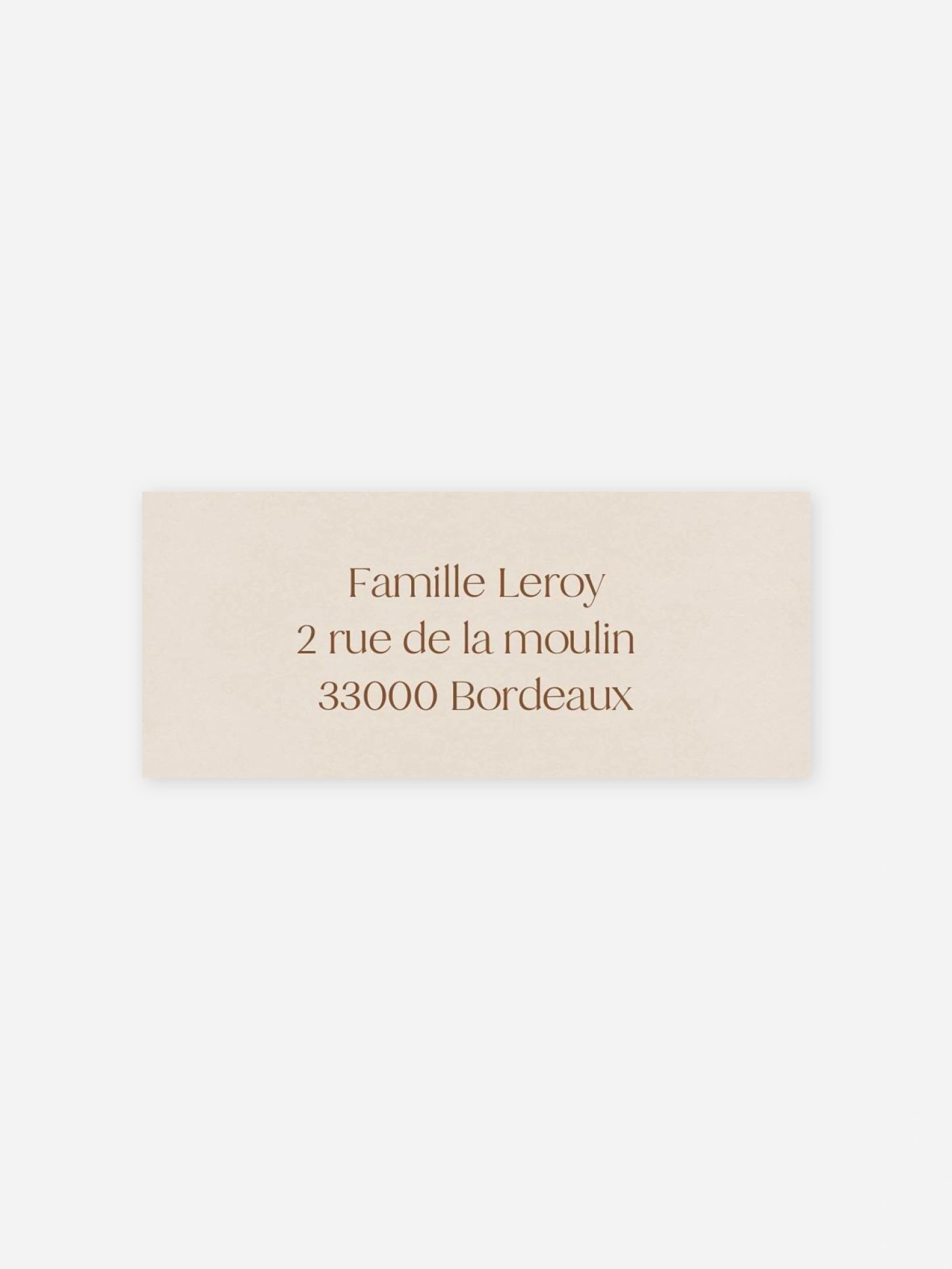 Étiquette expéditeur voeux Moments de joie