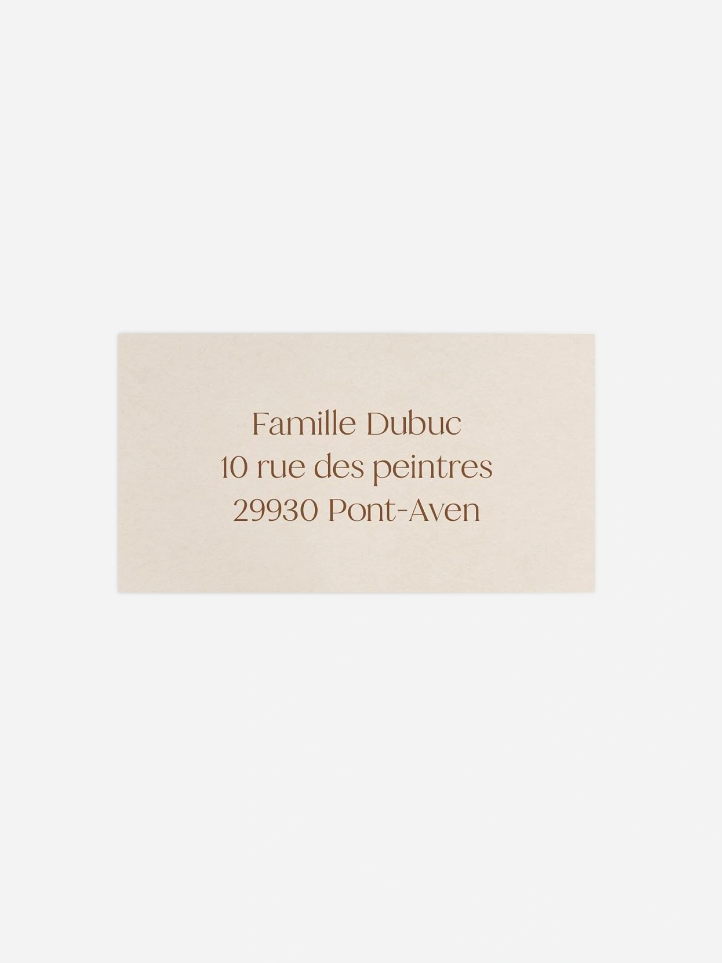 Étiquette destinataire voeux Moments de joie