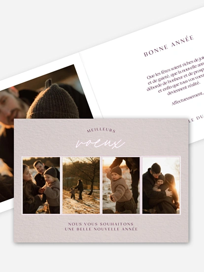 Carte de voeux Vœux festifs