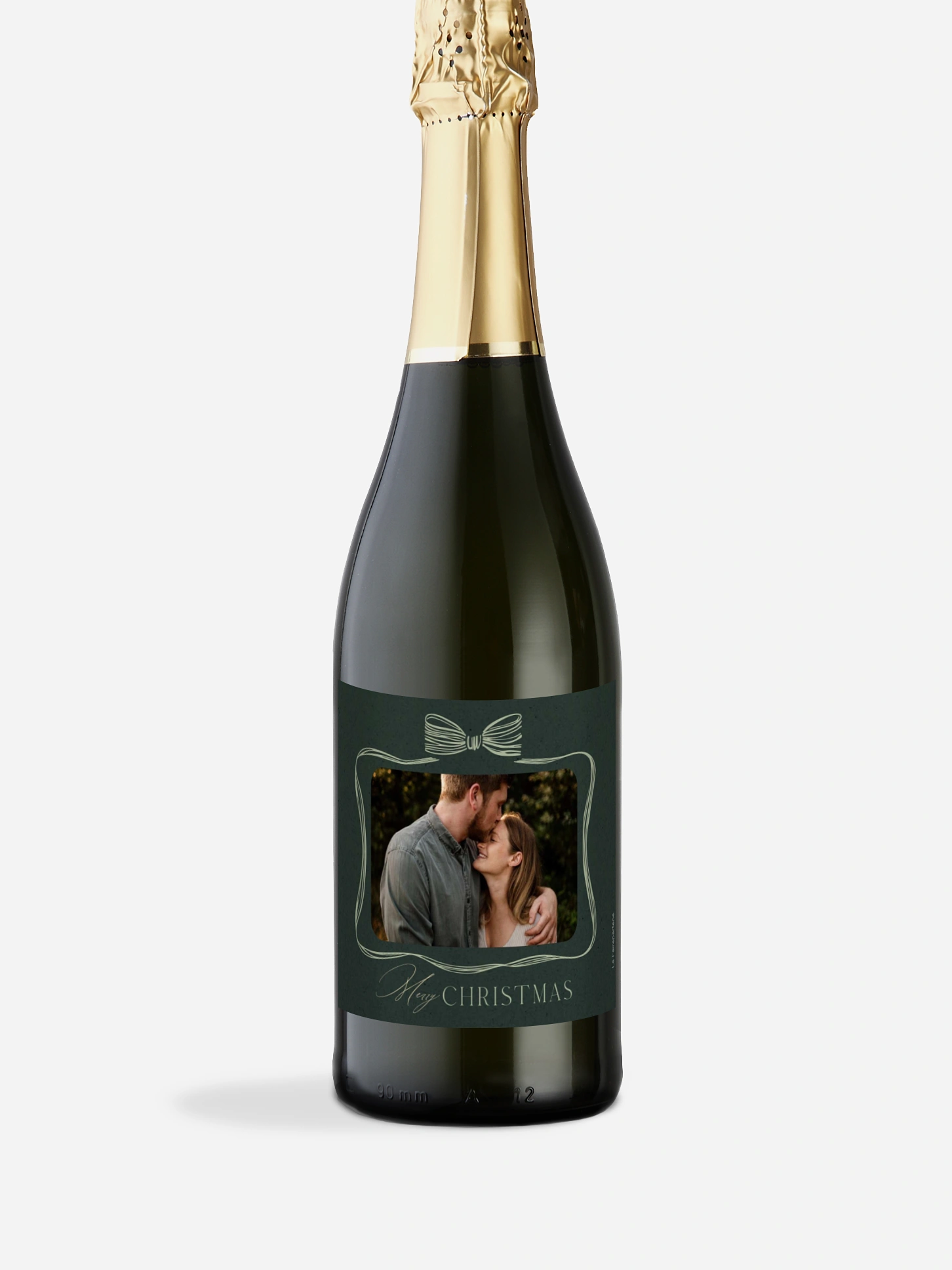 Étiquette pour bouteille L'amour enveloppé