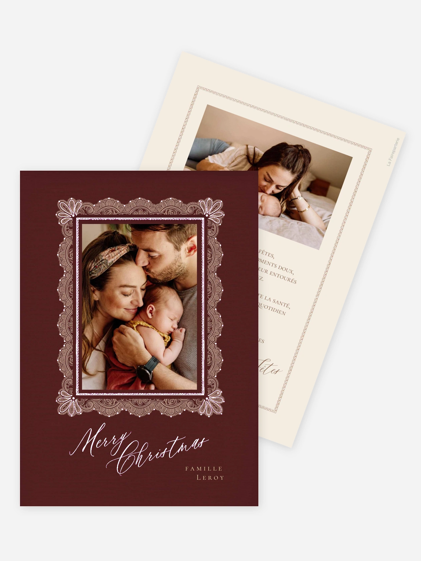 Carte de voeux Tendres Instants