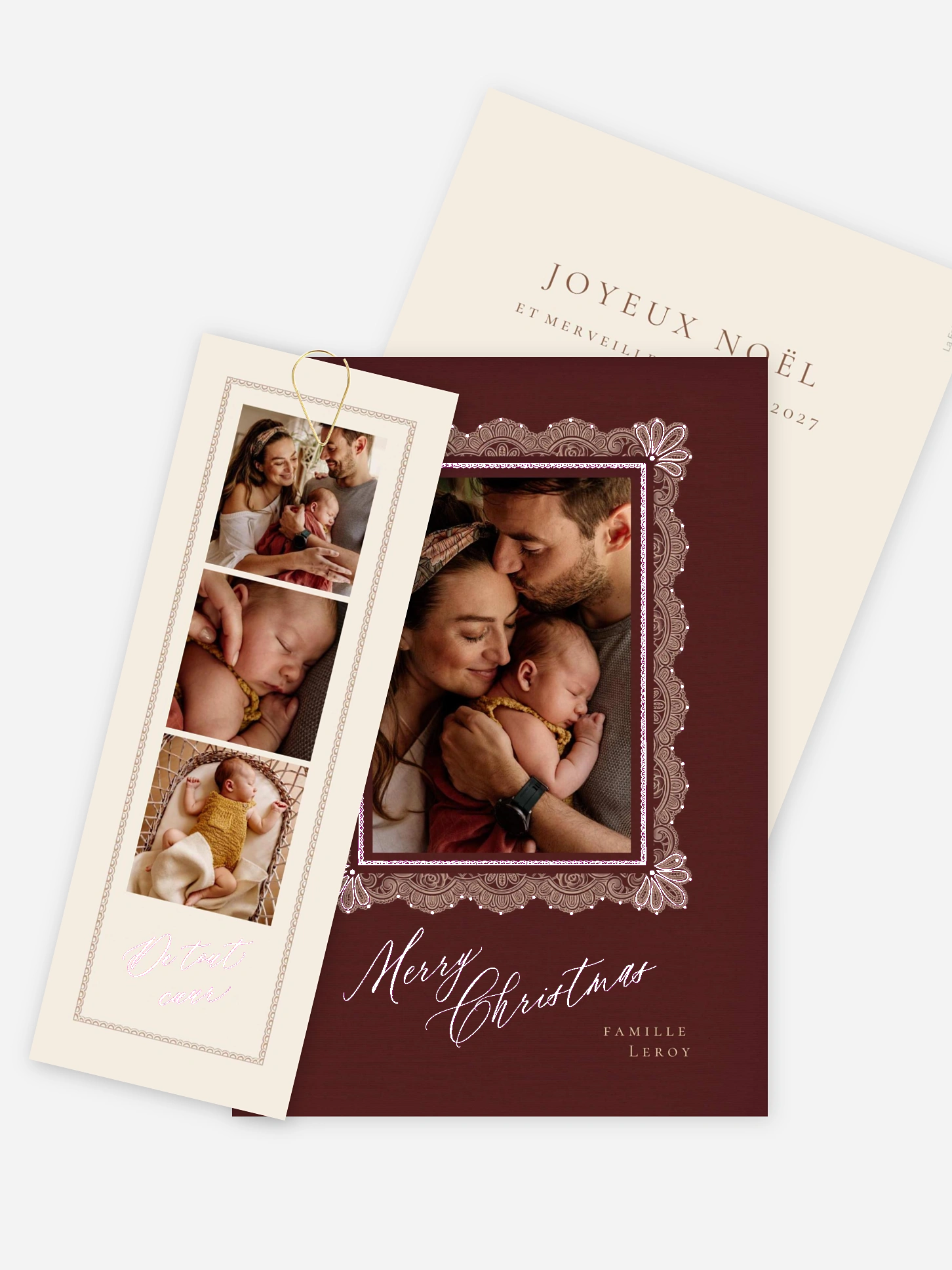 Carte de voeux Tendres Instants