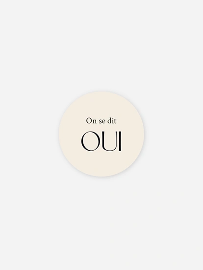 Stickers mariage Amour Instantané