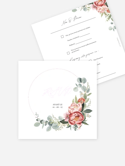 Couronne de pivoines