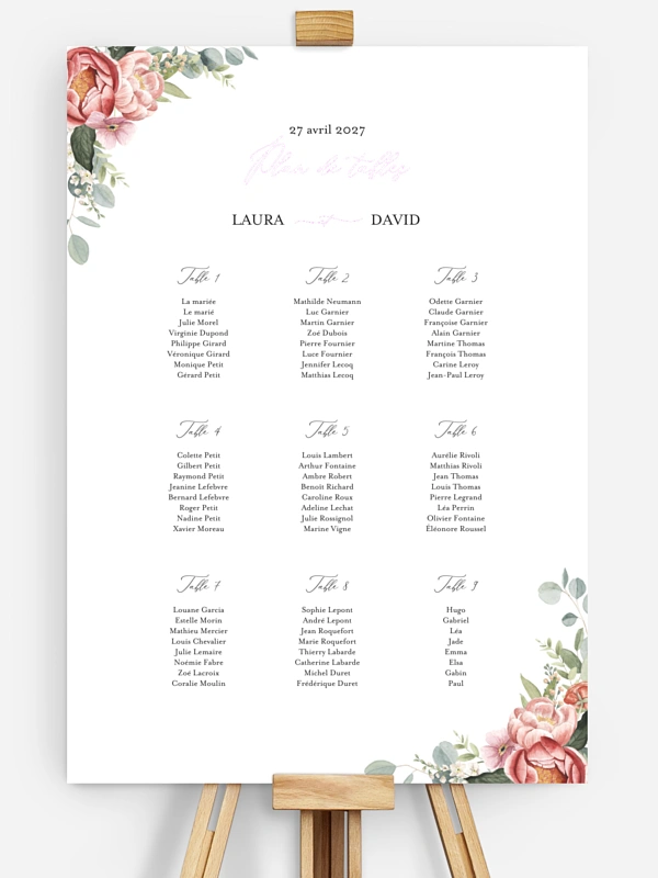 Couronne de pivoines