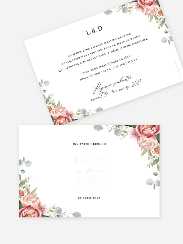 Couronne de pivoines