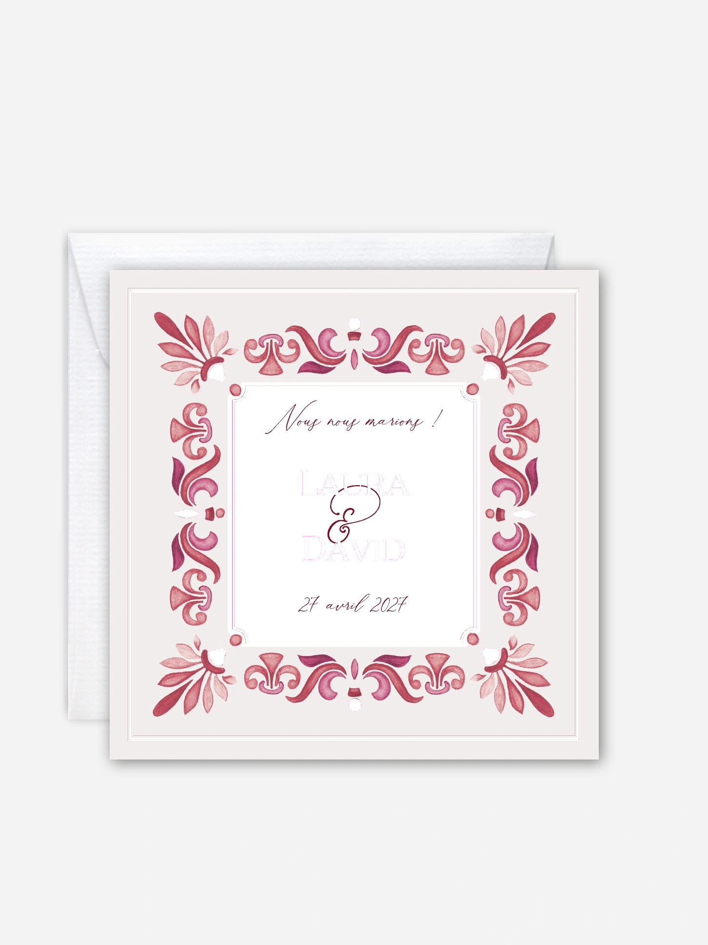 Faire-part de mariage Romance d'orient