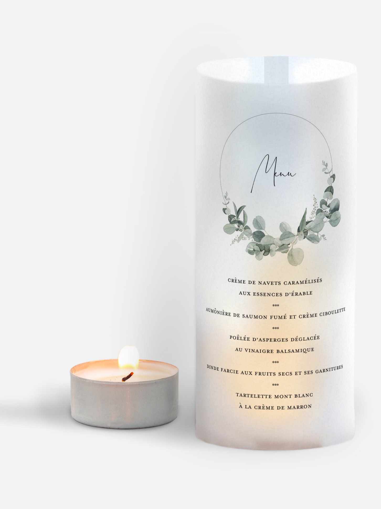 Menu mariage Eucalyptus Love
