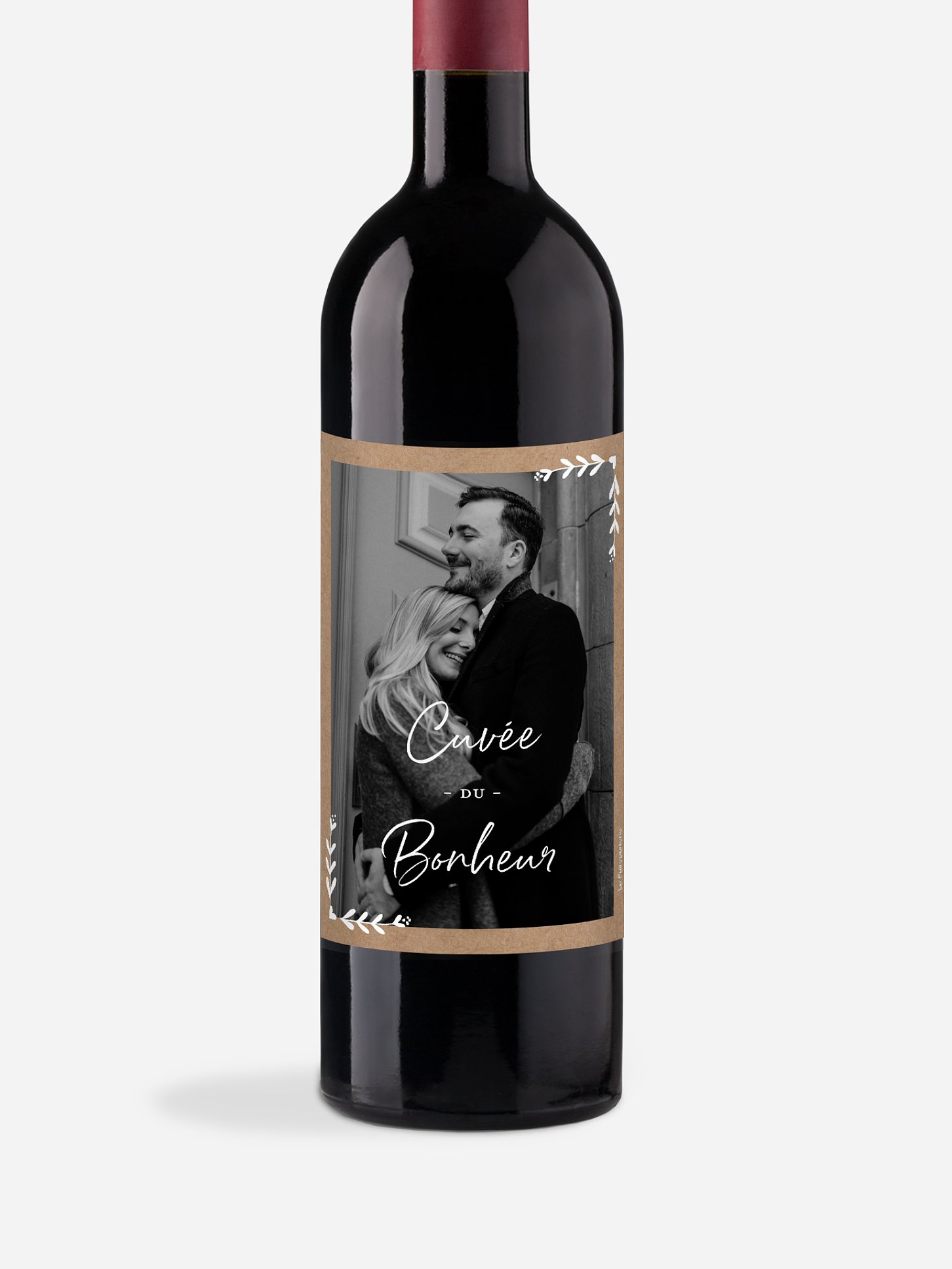 Étiquette bouteille Champêtre chic