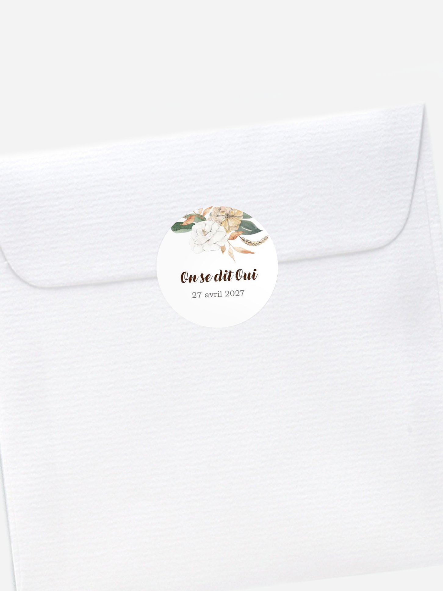 Stickers mariage Fleurs champêtres